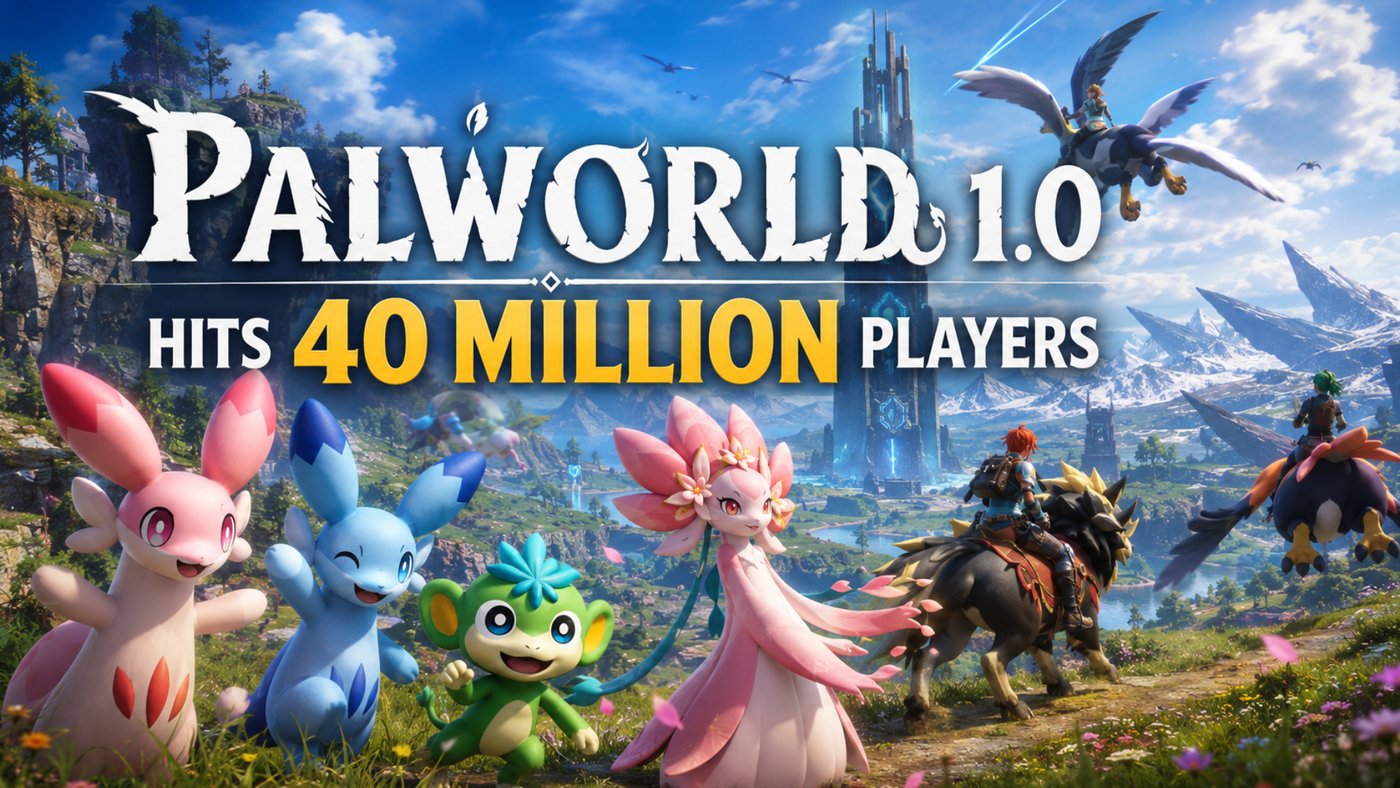 Palworld 1.0 Is Here. The Price Didn't Go Up. And the Game That Wasn't Supposed to Work Just Hit 40 Million Players.